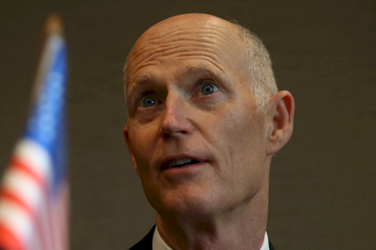 Thượng nghị sĩ Rick Scott của Hoa Kỳ đến viếng thăm Đài Loan từ 7/7- 9/7. (Hình từ Reuters)