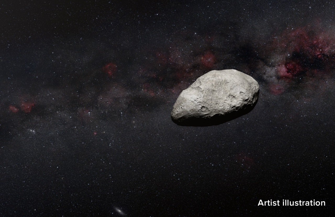 Các nhà thiên văn học châu Âu thông qua kính viễn vọng không gian James Webb đã phát hiện ra một tiểu hành tinh có kích thước tương đương với Đấu trường La Mã (Ảnh:Twitter NASA Webb Telescope)