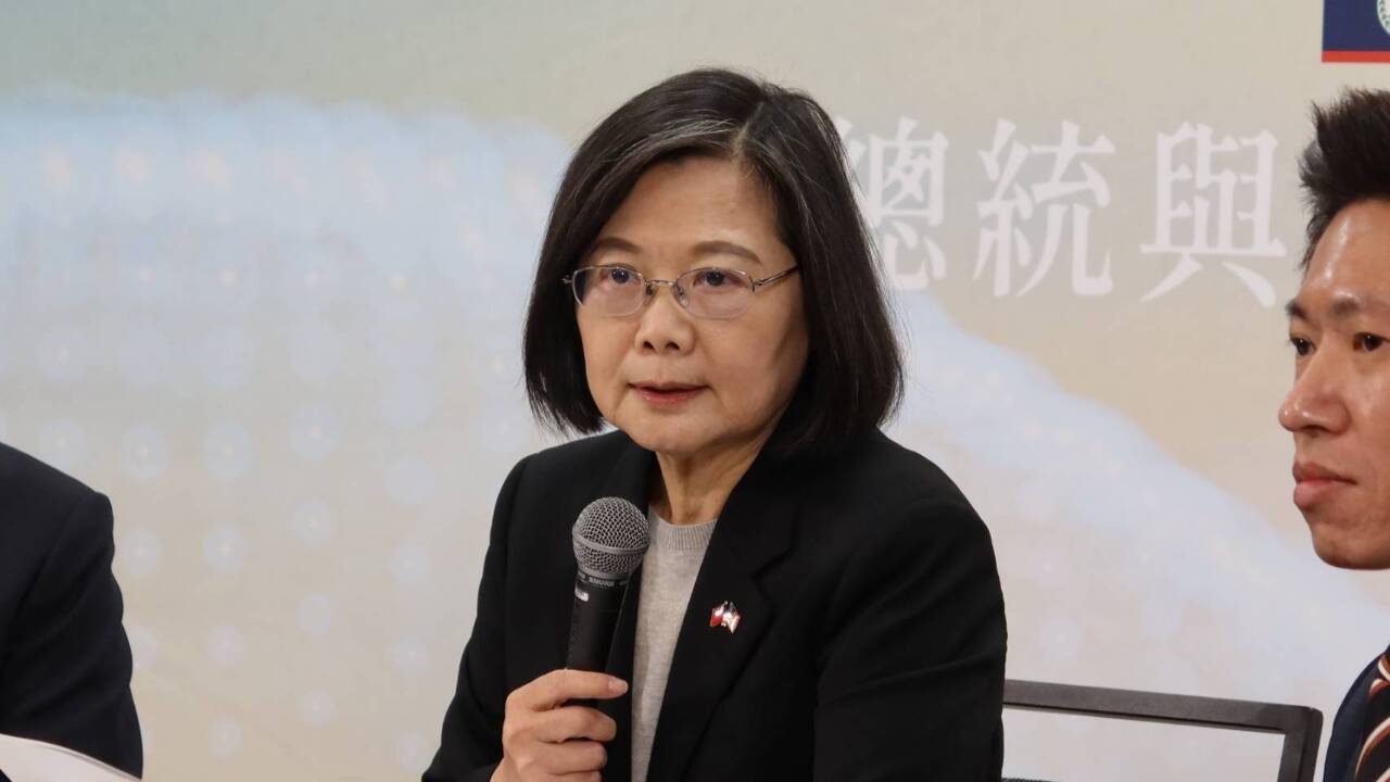 Tổng thống Thái Anh Văn bày tỏ, chính sách ngoại giao hiện tại tin rằng là có lợi nhất cho Đài Loan, hy vọng người kế nhiệm có thể tiếp nối những chính sách này (Ảnh do PV RTI chụp)