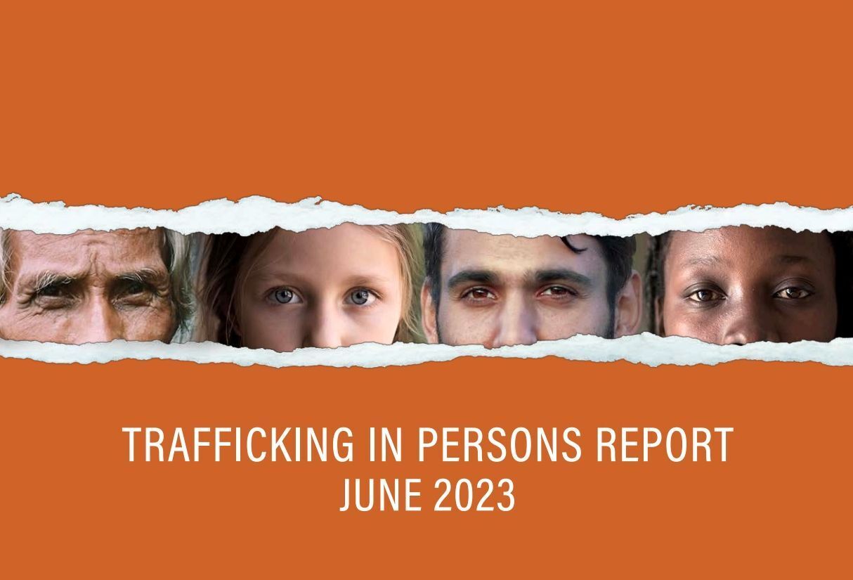 Bộ Ngoại giao Mỹ công bố Báo cáo về tình hình buôn người toàn cầu 2023 (Ảnh từ Bộ Ngoại giao Mỹ)