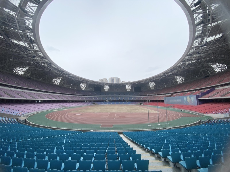 Đại hội Thể thao châu Á sẽ diễn ra từ ngày 23/9 đến ngày 8/10. Trên ảnh là nơi sẽ diễn ra Lễ khai mạc ASIAD 19 (ảnh: CNA)