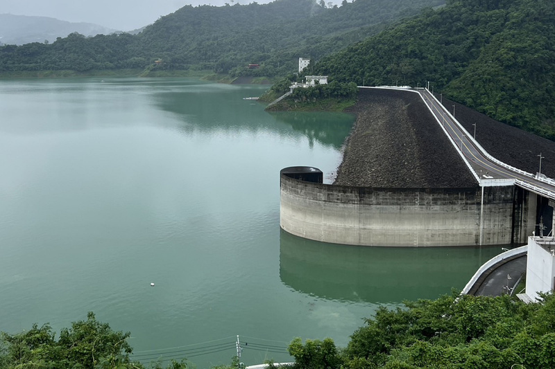 Trong một tháng gần đây, lượng nước trong hồ chứa nước Zengwen tăng hơn 50%. (Hình từ CNA)