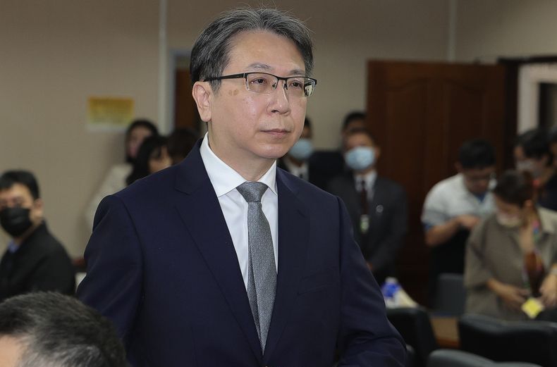 Cục trưởng Cục An ninh Quốc gia Đài Loan Thái Minh Ngạn (Ảnh: CNA)