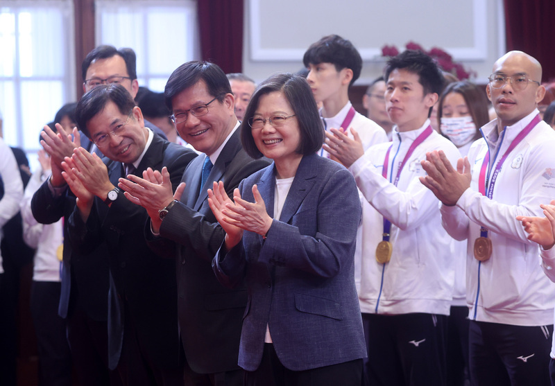 Tiếp kiến đoàn đại biểu tham gia Đại hội thể thao châu Á Hàng Châu, Tổng thống: thể hiện tinh thần và sự dẻo dai của Đài Loan.