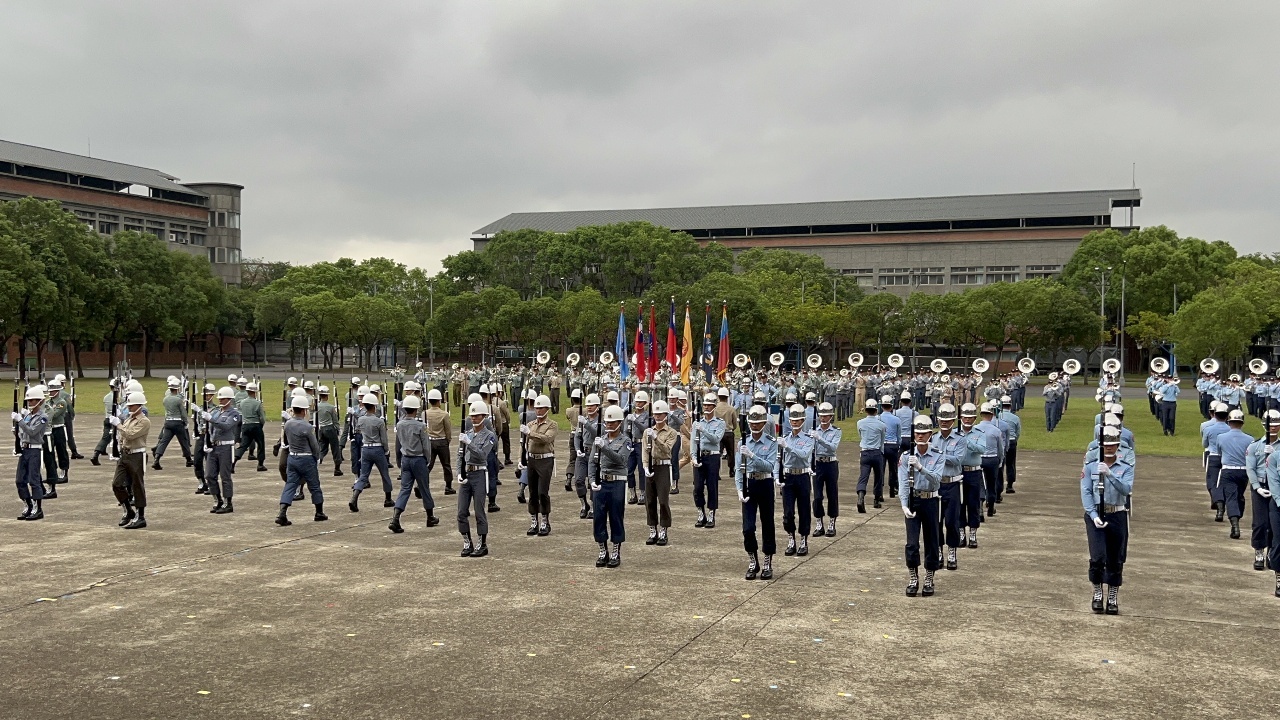 Đội Tiêu binh diễn tập cho đại lễ Quốc khánh 2023 tại Bộ Chỉ huy Hiến binh vào ngày 3/10. (Ảnh: Lâm Vịnh Thanh chụp)