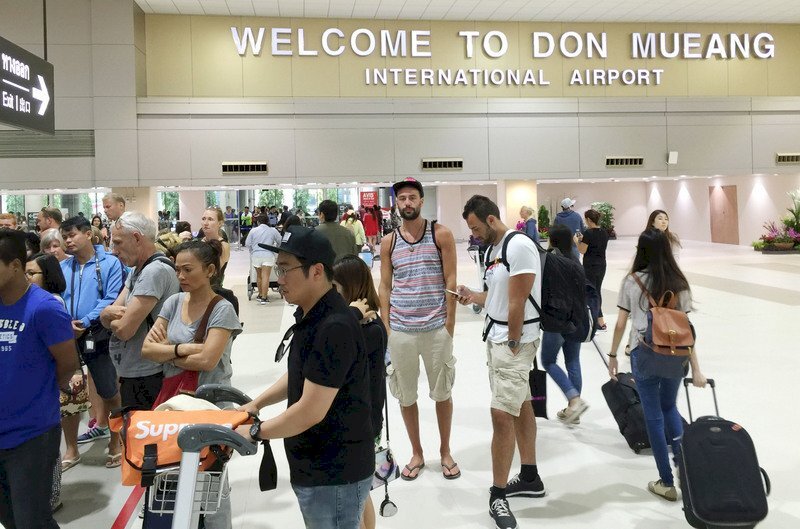 Sân bay quốc tế Don Mueang ở Bangkok (Ảnh: CNA)